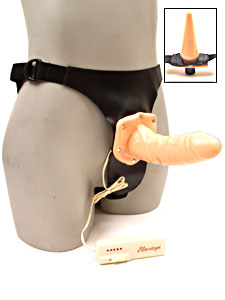 Dual Strap-On Delight With Vibrating Anal Probe